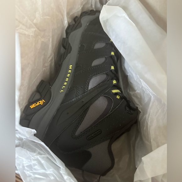 New! Men’s 10 Merrell Moab 3 Thermo Mid Waterproof boot in graphite medium width - Picture 8 of 8